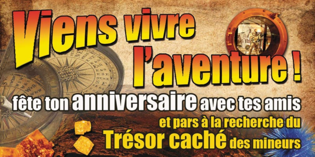 Un anniversaire à la Mine de Cap Garonne / Le Pradet / Dès 6 ans